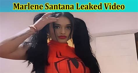 marlene santana sex tape|Marlene Santana Video Leak Touching Pussy So Wet